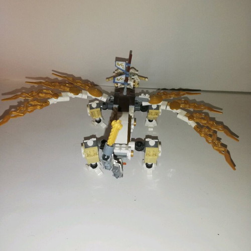 Lego Dragon from Set 70734 used, minor missing pieces possible