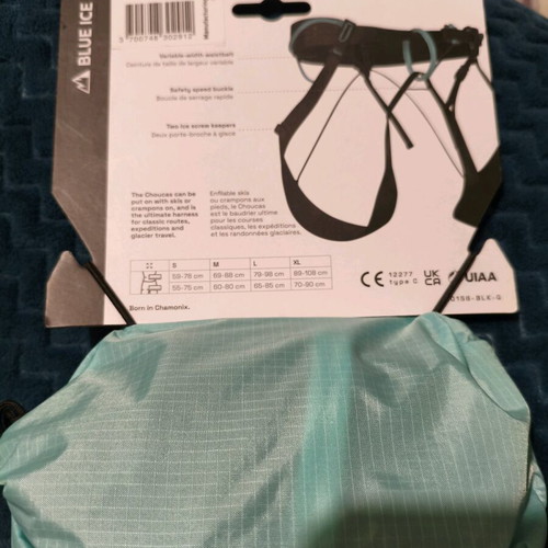 Blue Ice Choucas IV Harness climbing belt new, ultralight