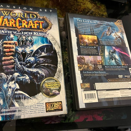 World of Warcraft Wrath of the Lich King PC/Mac expansion set used