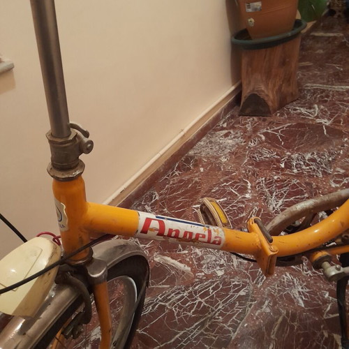 Vintage Angella Folding Bicycle 70's used, functional