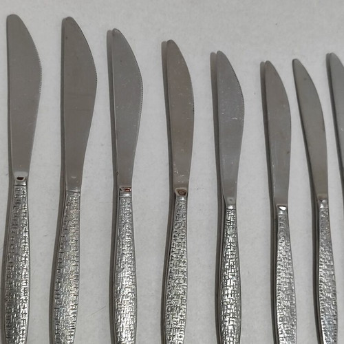 TWA Vintage Cutlery Set used, airline knives forks spoons