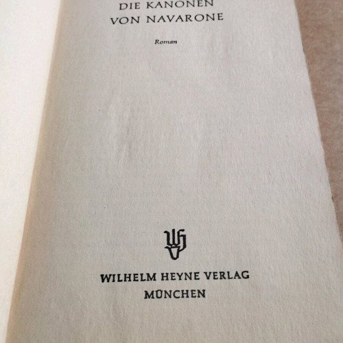 Alistair MacLean Die Kanonen von Navarone used, German language