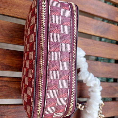 Guess shoulder bag new, red, 14x20 cm