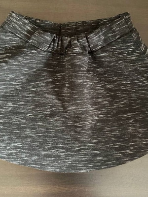 Little Pieces skirt for girl 5-6 years like new, black melange