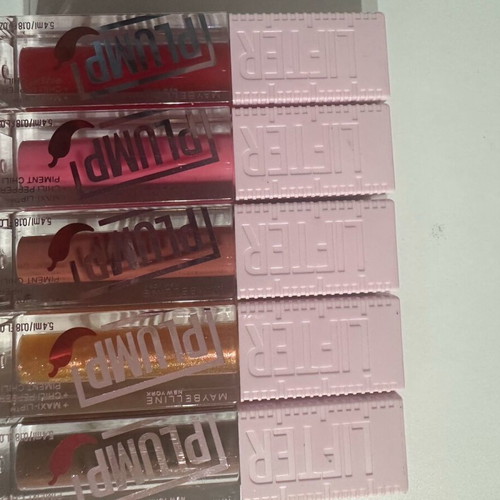 MaybellineLifter Plump Lip Plumping Gloss new, set of 5