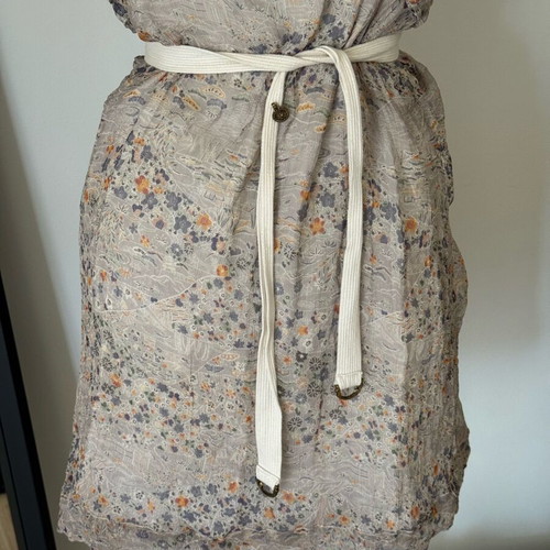 Maison Scotch silk boho dress size M like new, vintage floral print