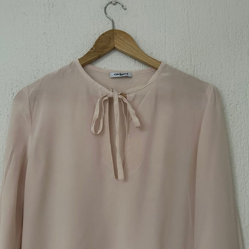 Silk top Cacharel like new, size 40, pink
