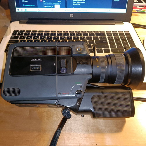 Bauer S207 XL video camera used with accessories