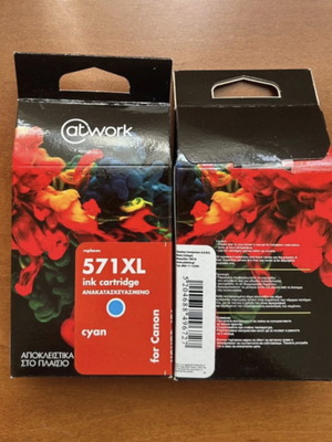 Canon 571XL Ink Cartridge New, 2 Pack, 810 Pages Each