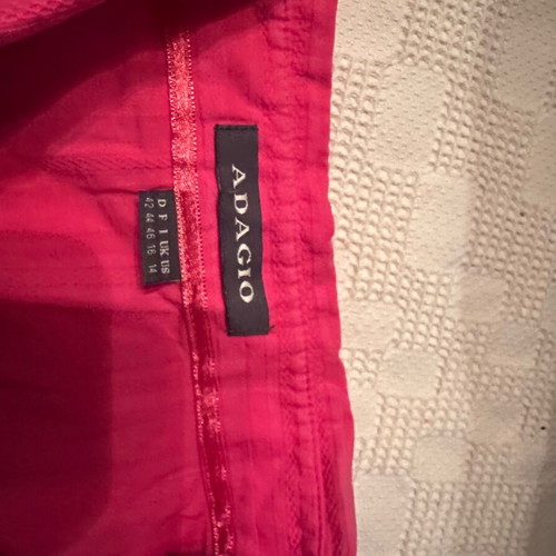 Adagio women's shirt used, size 42, red