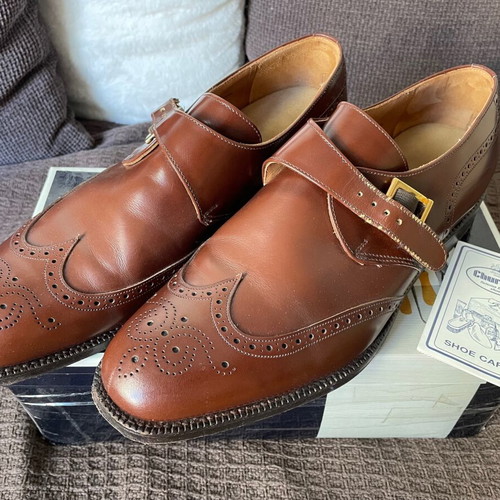 Church's Picaddily monk strap men's shoes like new, size 43.5