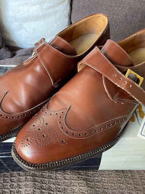 Church's Picaddily monk strap men's shoes like new, size 43.5
