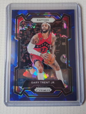 Gary Trent Jr. Panini Prizm 2023-24 Blue Ice Prizm 54/125 card new
