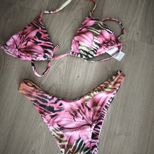 Shein bikini swimsuit, pink, size Medium