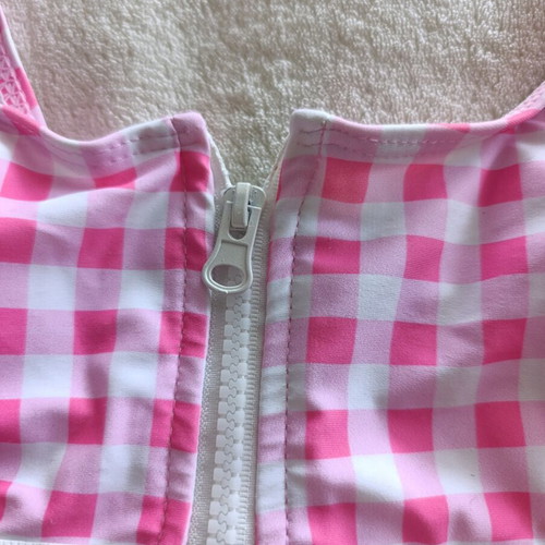 Bikini XL like new, white and pink