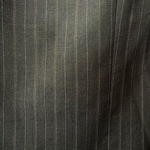 Men's jacket black with fine stripe size 52 wool like new