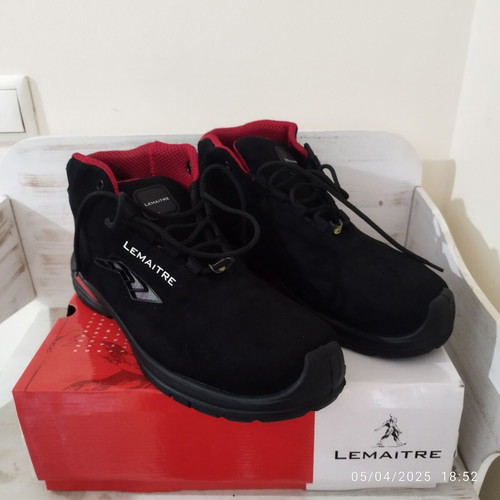 Lemaitre safety shoes size 46, black boots