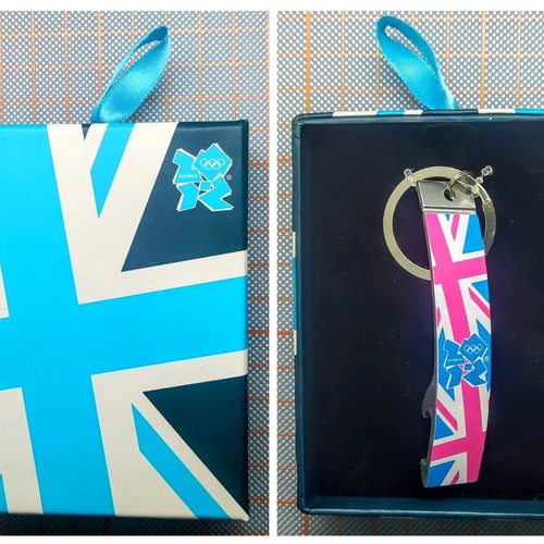 London 2012 Olympic Games bottle opener keychain