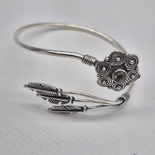 Labradorite Crystal Bracelet Silver Plated new