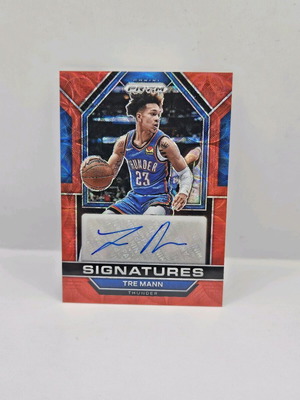 Κάρτα 2022-23 Panini Prizm choice Tre Mann red choice autograph σαν καινούργιο