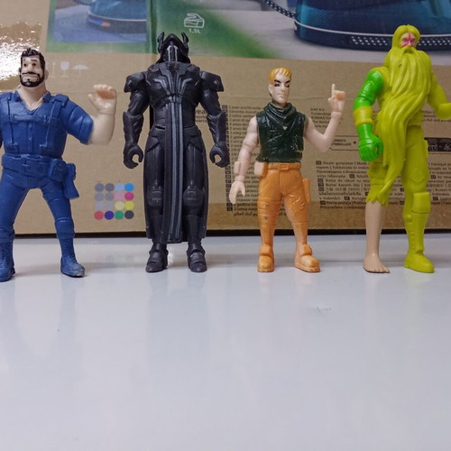 Fortnite action figures used, pack of 4, 10 cm