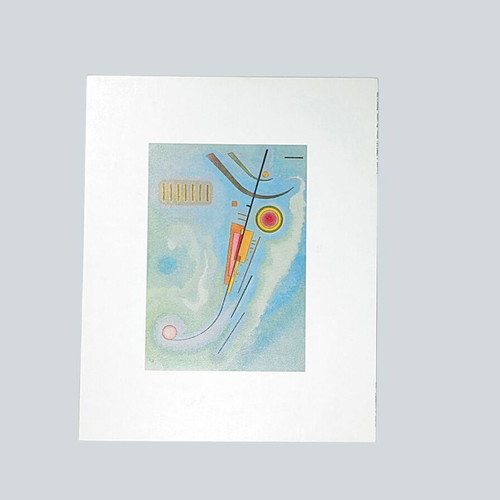 Vintage Art Print Wassily Kandinsky "Léger" 30x24 cm like new