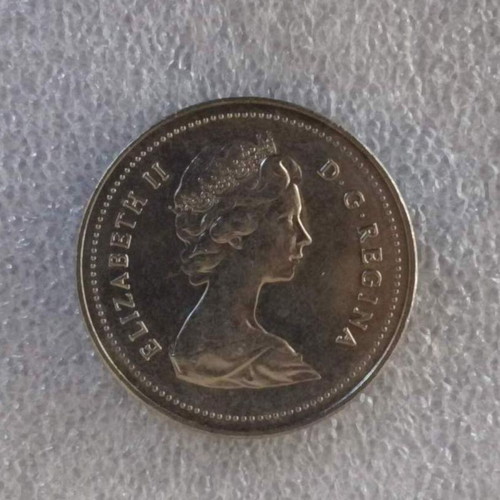 Canada 1978 1 Dollar nickel coin (AD-5)