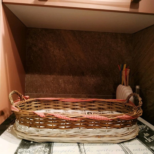 Decorative pots and tray new, set of 5 pieces
