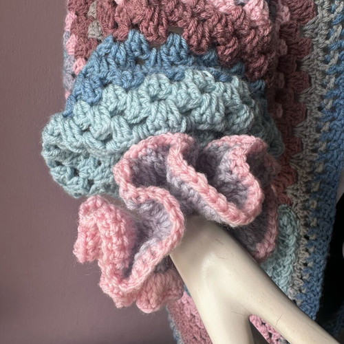 Handmade knitted cardigan new in pastel shades