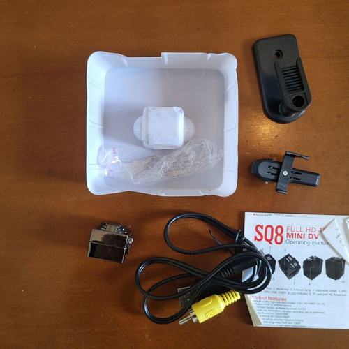 Mini Rechargeable SQ8 Mini DV Full HD 1080p Camera with Motion Detection and Night Vision