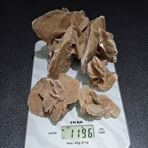 Desert Rose natural stones set of 4, used, 1.2kg