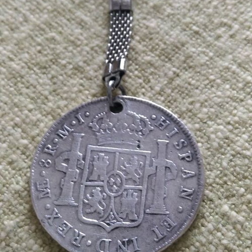 Keychain with 1776 coin like new
