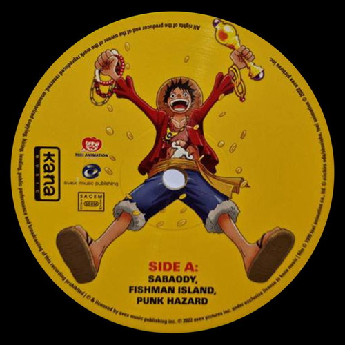 OnePiece Time To Relax Vinyl Record Wall Clock new, analog