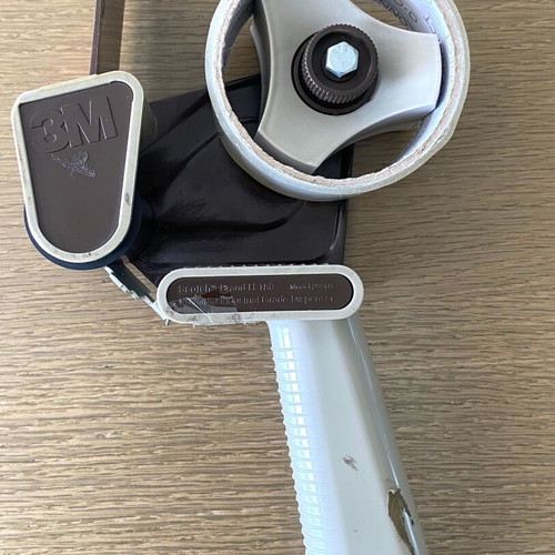 Tape dispenser used, professional packaging gun