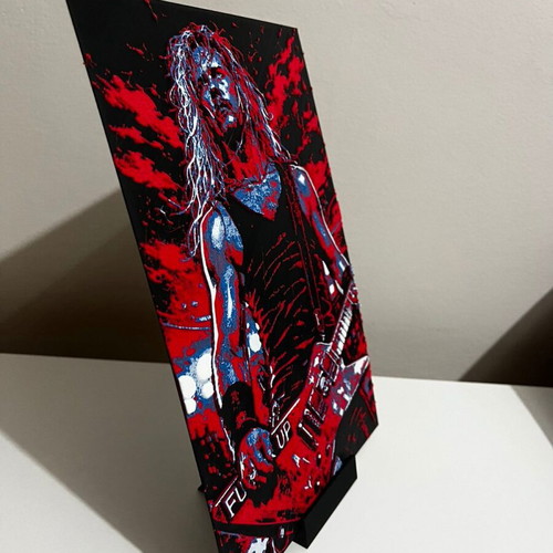 James Hetfield 3D Print Panel 24x16 like new
