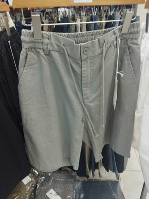 Men's Linen Bermuda Shorts Gray New, Sizes M-3XL