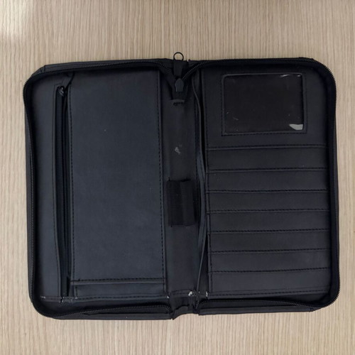 Document Storage Case like new with multiple compartments and zipper