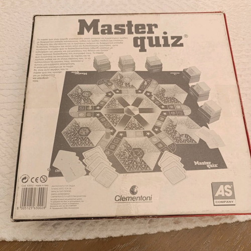 Master Quiz by Clementoni like new knowledge board game 1983