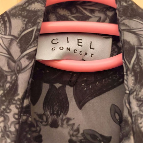 Ciel Concept Caledeiscope Lace Shirt grey new