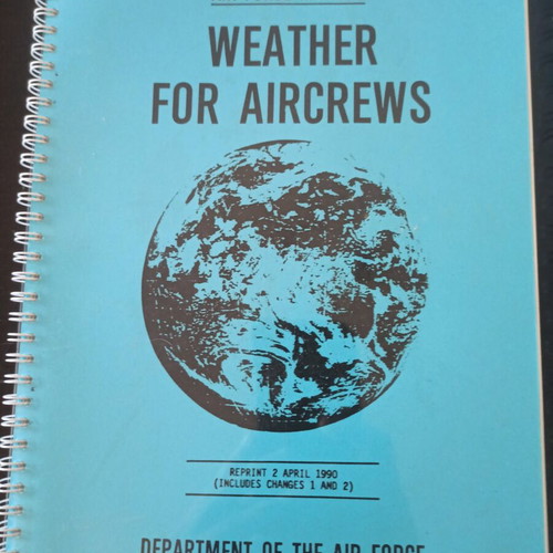 Weather for Aircrews and C-130 Tactical Airlift Operations manuals used, set of two