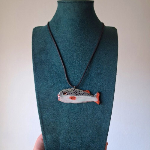 Rabbitfish Handmade Necklace New, Multicolor