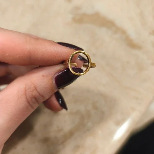 Ethnasia ring new, gold color