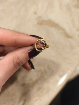 Ethnasia ring new, gold color