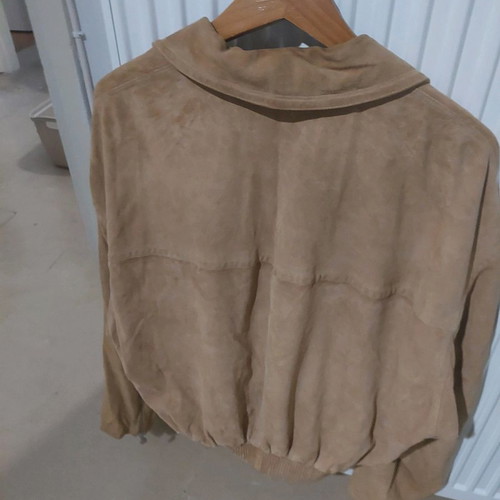 Versace suede jacket vintage collectible