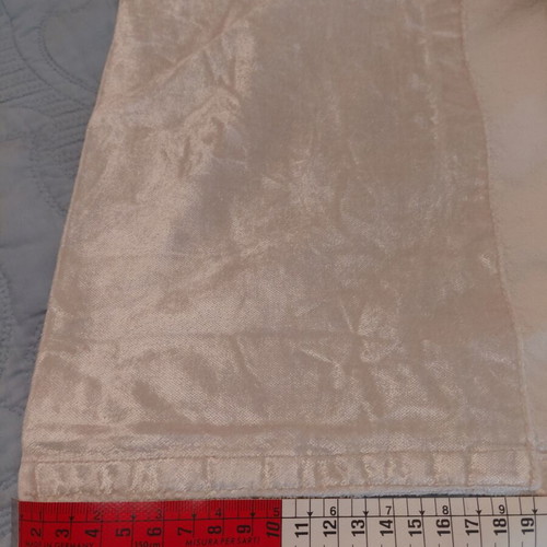 Zara Home curtain chenille fabric premium, like new, beige cream