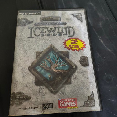 Icewind Dale PC CD-ROM 2 CD set, Black Isle Bioware RPG