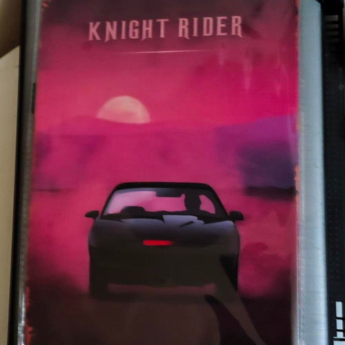 Metal decorative Knight Rider sign 20x30 cm like new