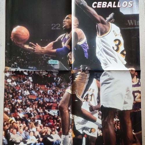 Rare double poster Cedric Cebalos & Isaiah Rider like new