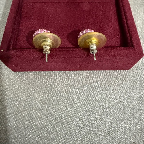 Earrings like new, pink