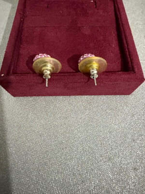 Earrings like new, pink